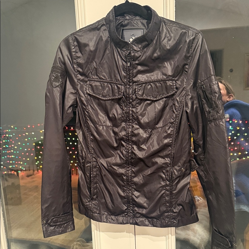 Women's Lamborghini Black Windbreaker